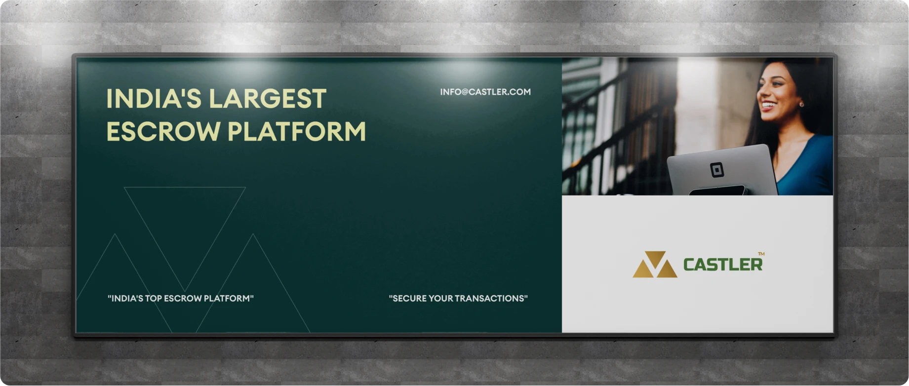 Billboard mockup display