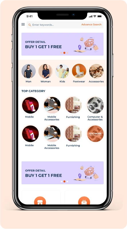 Web development illustration