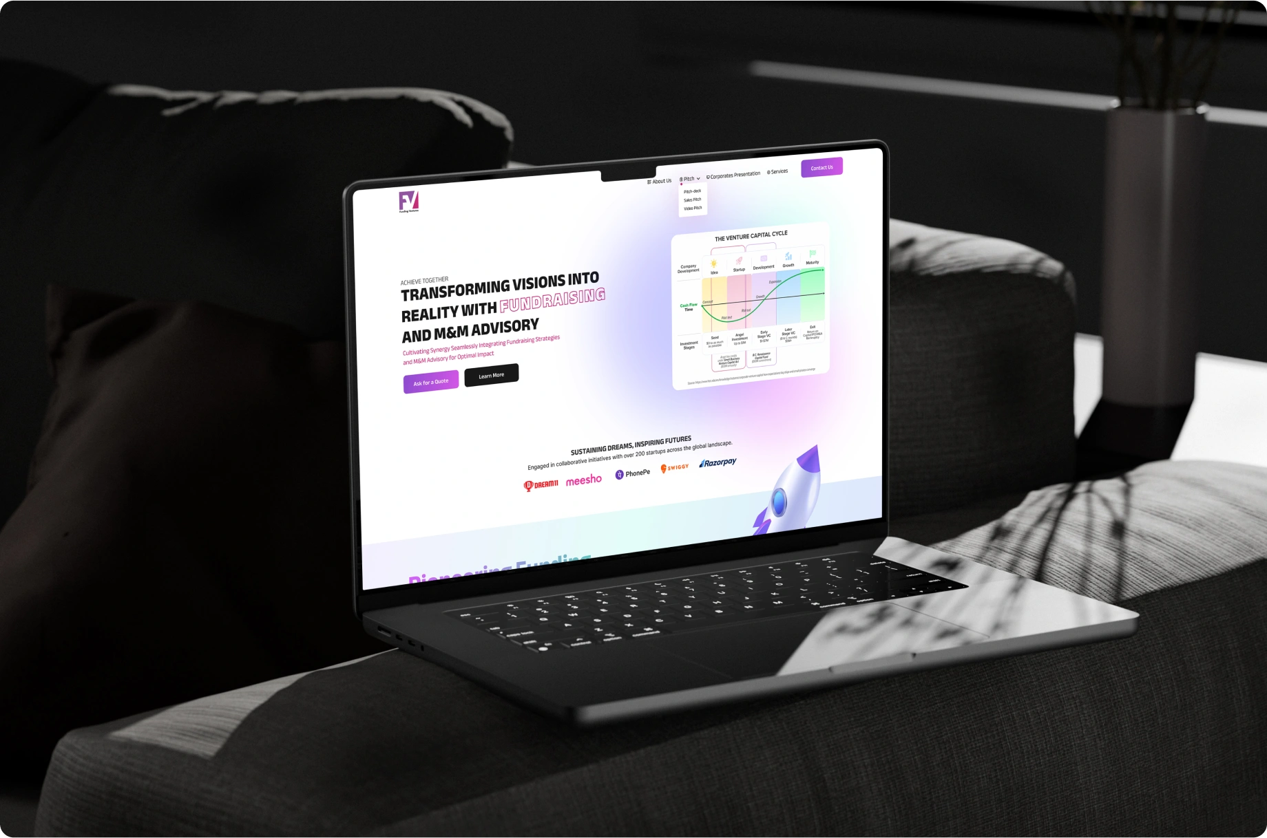 Roadside banner mockup